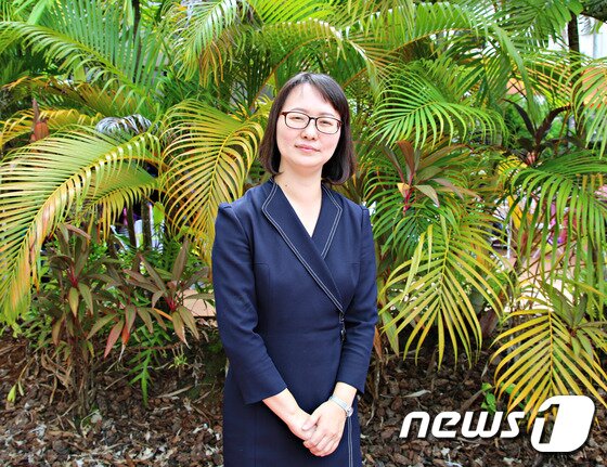 본문 이미지 - 전은하 호텔 니코 괌 매니저ⓒ News1 윤슬빈 기자