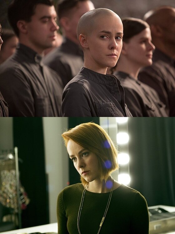 본문 이미지 - 지나 말론이 열연했다. ⓒ News1star/ '헝거게임'(위), '네온 데몬'