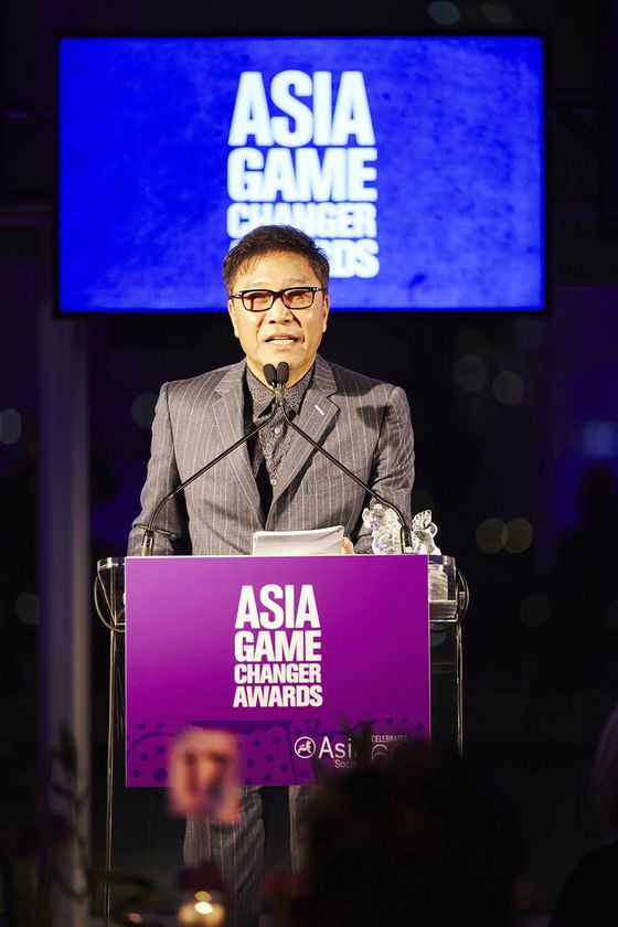 이수만 프로듀서가 '2016 아시아 게임 체인저 어워즈'에서 한국인 최초 수상했다. © News1star / SM엔터테인먼트