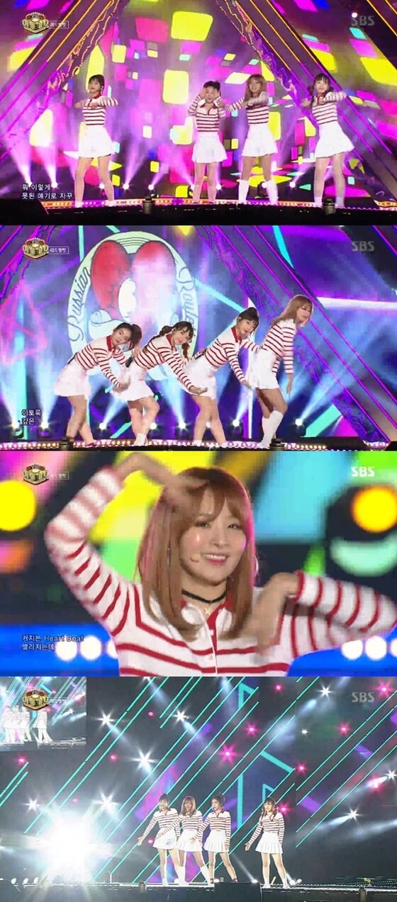 본문 이미지 - 레드벨벳이 '러시안 룰렛' 무대를 선보였다. ⓒ News1star/ SBS '인기가요' BOF 특집 캡처