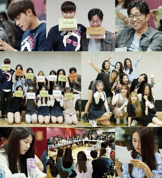 본문 이미지 - '아이돌마스터.KR'의 대본 리딩 현장이 공개됐다. ⓒ News1star /IMX