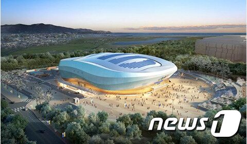 본문 이미지 - 강릉 아이스아레나 조감도.(뉴스1 DB) ⓒ News1