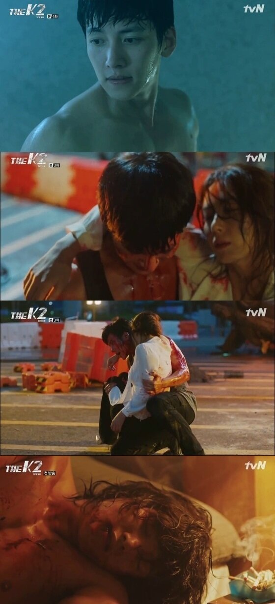 본문 이미지 - 배우 지창욱이 '더 케이투'에 출연 중이다. ⓒ News1star/ tvN '더 케이투' 캡처 