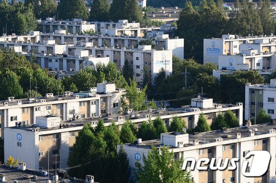 본문 이미지 -  서울 강남구 개포 주공 1단지 모습.  ⓒ News1