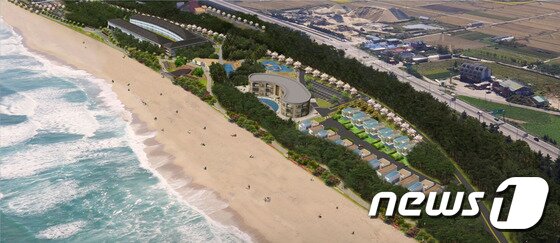 본문 이미지 - 양양 지경 관광지 조감도. ⓒ News1 엄용주 기자