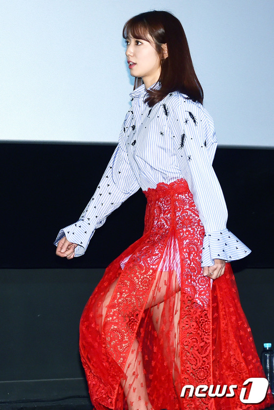 (서울=뉴스1스타) 권현진 기자 = 배우 박신혜가 15일 오후 서울 왕십리cgv에서 열린 영화 ‘형’(감독 권수경) 언론 시사회에 참석하고 있다.