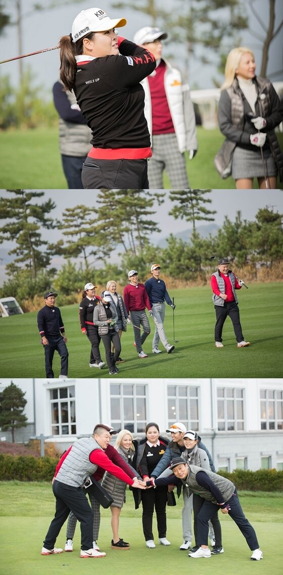 본문 이미지 - 박인비와 SM 소속 스타들이 출연하는 골프 예능 프로그램이 공개된다. ⓒ News1star / SM엔터테인먼트