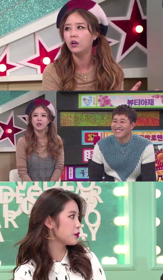 본문 이미지 - 신지가 김종민의 썸 기류를 폭로했다. ⓒ News1star / MBC 에브리원