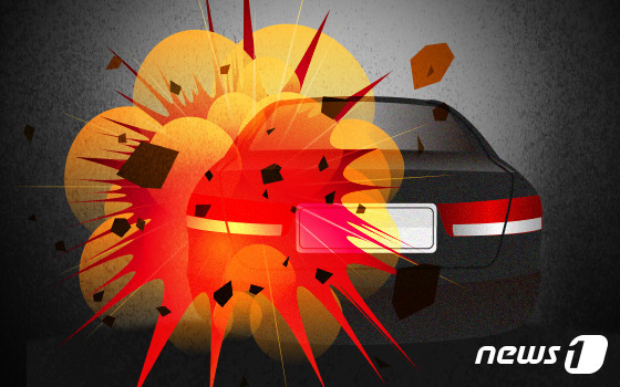 청주서 전신주 충돌 사고로 60대 운전자 숨져