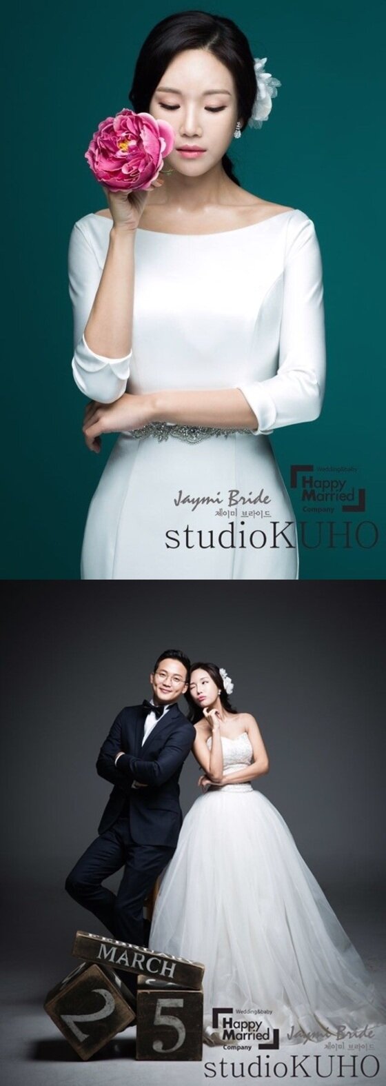 본문 이미지 - 개그우먼 홍예슬이 웨딩사진을 공개했다.ⓒ News1star/ 스튜디오 구호 