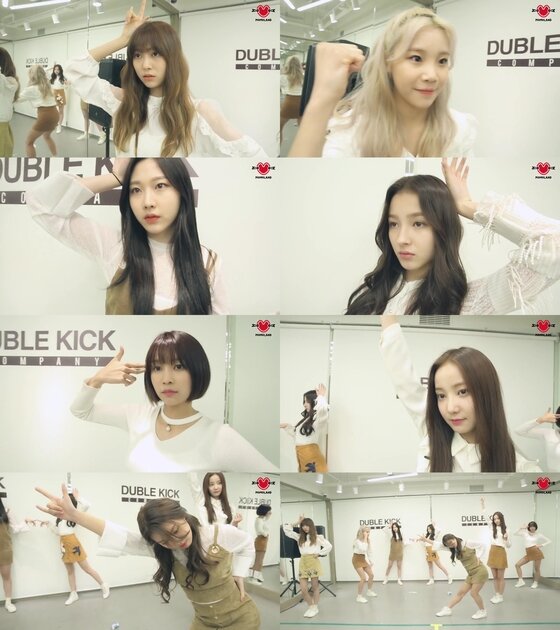 본문 이미지 - 신인 걸그룹 모모랜드가 전 세계적으로 열풍을 일으키고 있는 ‘마네킹 챌린지’ 영상을 공개했다. ⓒ News1star / 영상 캡처