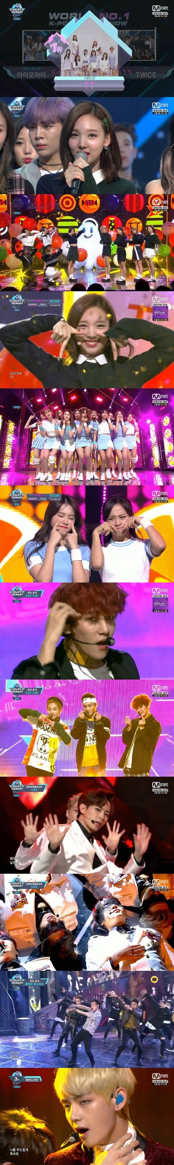본문 이미지 - 트와이스가 '엠카운트다운' 11월 첫째주 1위를 차지했다. ⓒ News1star / Mnet '엠카운트다운' 캡처