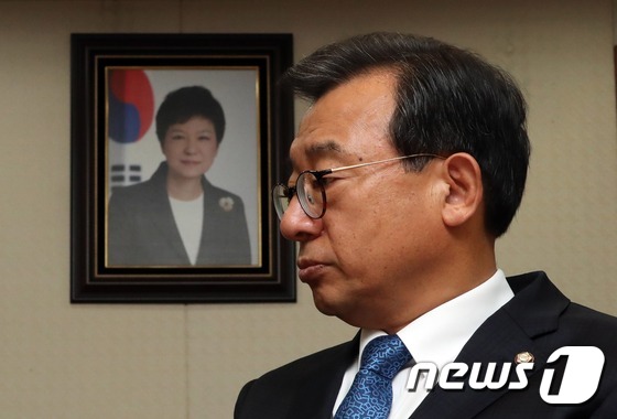이정현 대표와 박근혜 대통령
