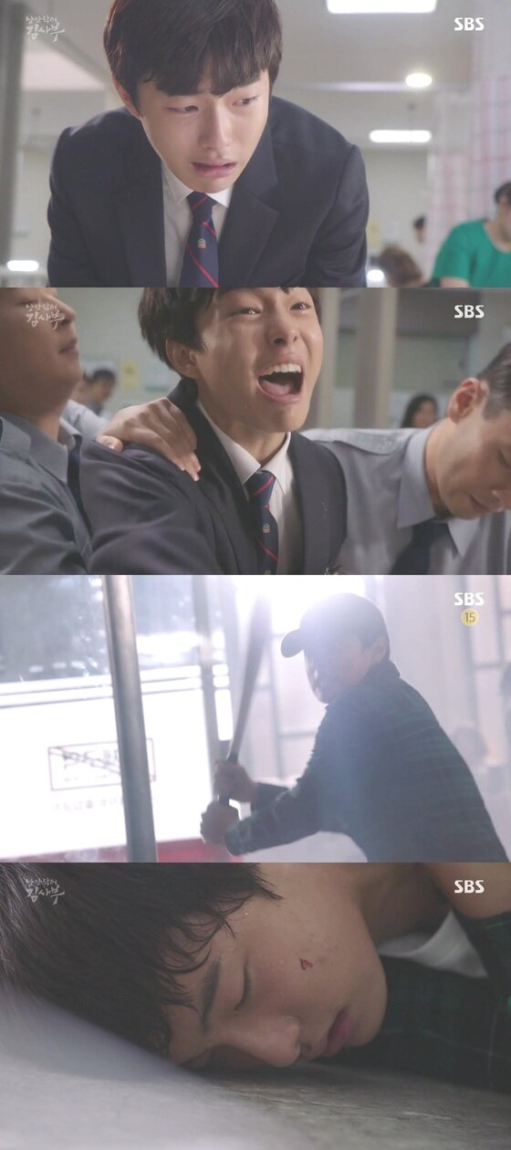 본문 이미지 - 윤찬영이 지난 7일 첫 방송에서 유연석의 어린 시절을 맡았다. ⓒ News1star / SBS '낭만닥터 김사부' 캡처