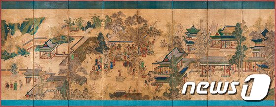 본문 이미지 - 미국 캔사스대학교 스펜서미술관 소장 곽분양행락도. ⓒ News1