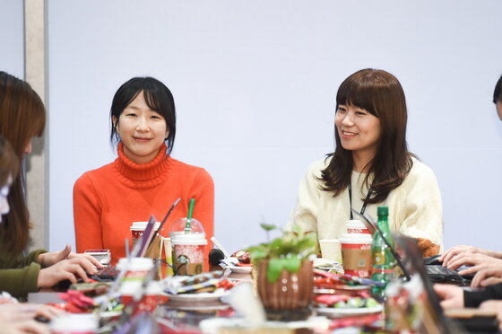 본문 이미지 - 14일 오후 2시 서울 마포구 상암동 MBC 사옥에서 진행된 '우리 결혼했어요' 기자간담회에는 허항, 김신영 PD가 함께했다. ⓒ News1star/ MBC 