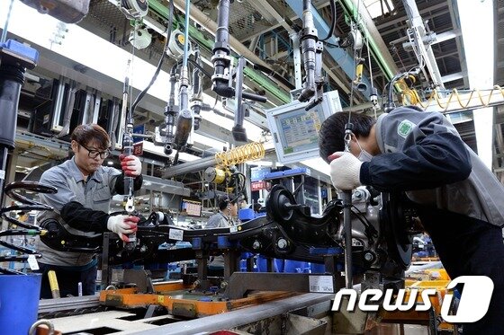 본문 이미지 - 현대모비스 아산 모듈공장ⓒ News1