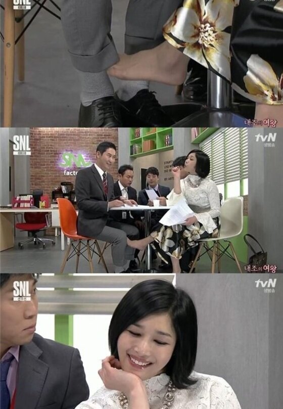 본문 이미지 - 선우선이 웃음을 선사했다. ⓒ News1star/ 'SNL코리아 시즌8'