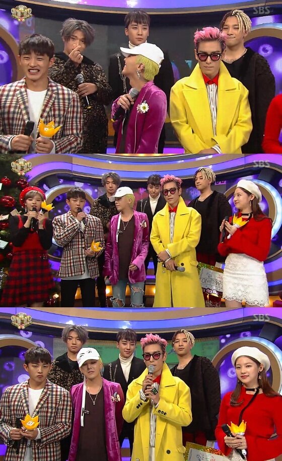 본문 이미지 - 빅뱅 지드래곤이 승리에 대해 언급했다. ⓒ News1star/ SBS '인기가요' 캡처 