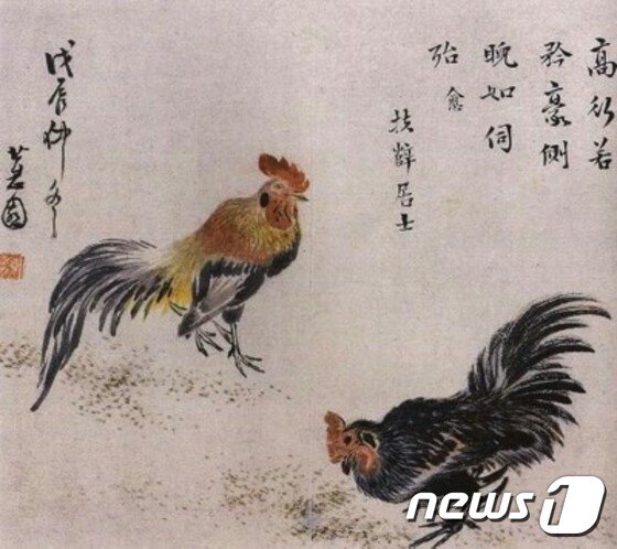 본문 이미지 - 혜원 신윤복의 닭 그림 ⓒ News1