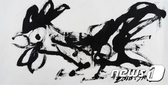 본문 이미지 - 사석원의 닭 그림 ⓒ News1