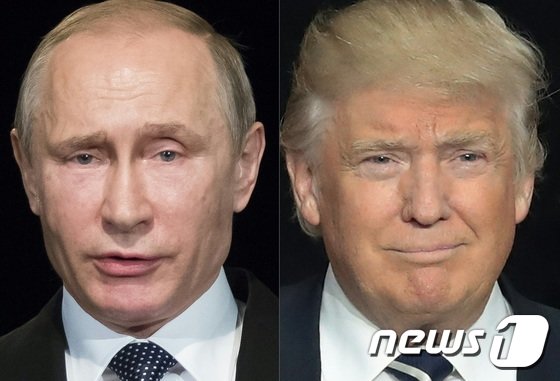 블라디미르 푸틴 러시아 대통령&#40;왼쪽&#41;과 도널드 트럼프 미국 대통령  ⓒ AFP=뉴스1