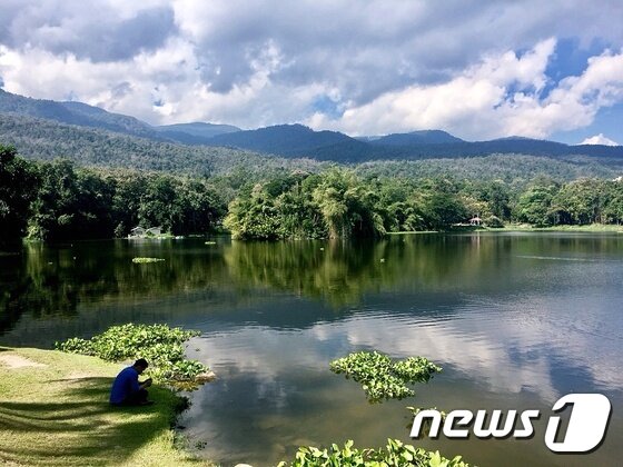 본문 이미지 - 앙깨우 호수ⓒ News1 윤슬빈 기자