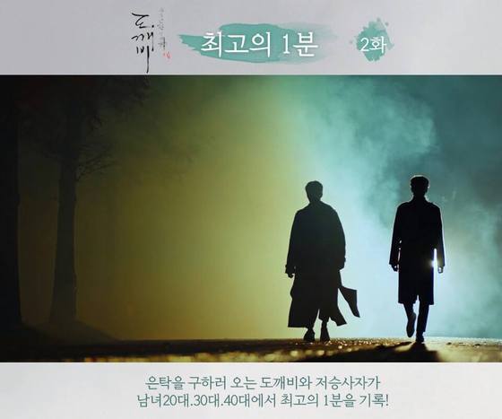 본문 이미지 - 공유, 이동욱이 '도깨비'에서 호흡을 맞추고 있다. ⓒ News1star / tvN '도깨비' 공식 페이스북