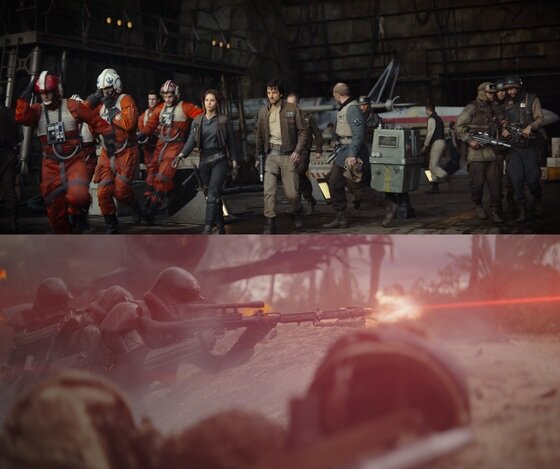 본문 이미지 - &#39;로그 원: 스타워즈 스토리&#39;가 국내 팬들의 기대감을 상승시켰다. ⓒ News1star / 영화 &#39;로그원: 스타워즈 스토리&#39; 캡처