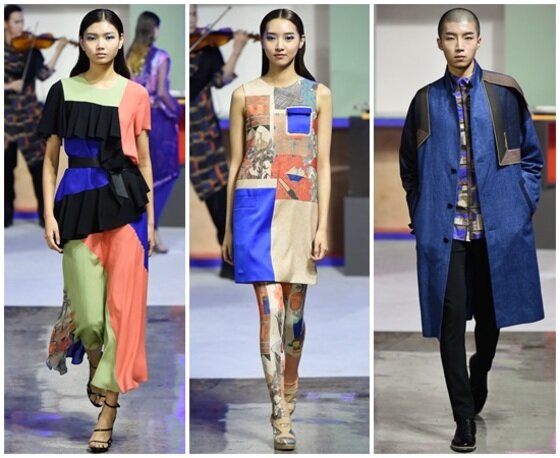 본문 이미지 - '책가도' 테마의 2017 SS 이상봉 컬렉션 / 이상봉ⓒ News1