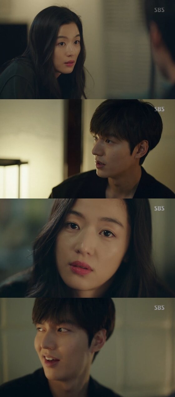 본문 이미지 - 허준재(이민호 분)가 질투심을 드러냈다. ⓒ News1star / SBS '푸른 바다의 전설' 캡처