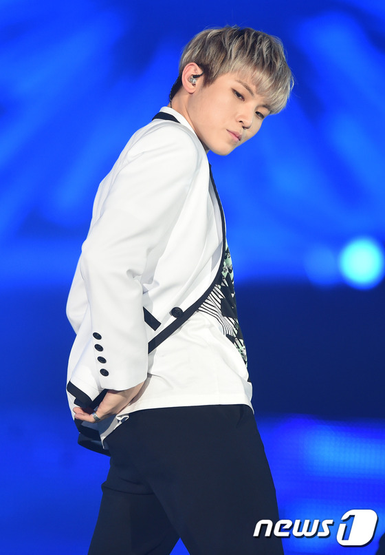 (서울=뉴스1스타) 권현진 기자 = 그룹 세븐틴 우지가 14일 오후 서울올림픽공원 SK올림픽핸드볼경기장에서 열린 앙코르 콘서트 '라이크 세븐틴-보이즈 위시(LIKE SEVENTEE …