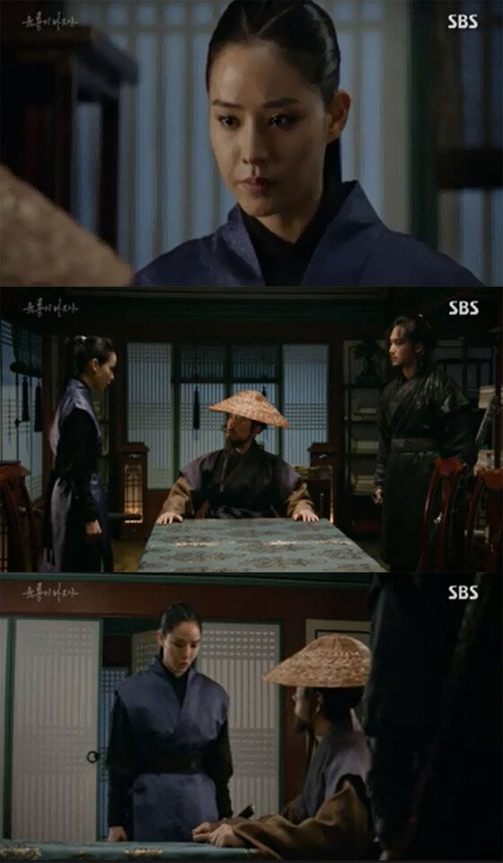 본문 이미지 - '육룡이 나르샤' 안지혜가 첫 등장 때보다 늘어난 분량을 선보이고 있다. ⓒ News1star / SBS '육룡이 나르샤' 캡처