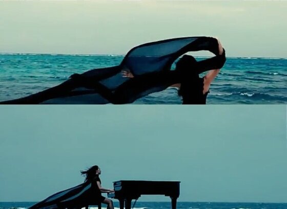 본문 이미지 - 걸그룹 카라 전 멤버 강지영이 얼굴없는 가수로 데뷔했다. ⓒ News1star / '마지막 이별' 뮤직비디오 캡처