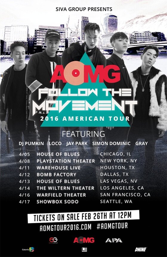 본문 이미지 - 힙합 레이블 AOMG가 미국 8개 도시 투어에 나선다. ⓒ News1star / AOMG