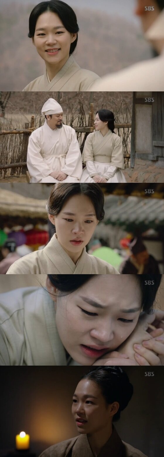 본문 이미지 - '육룡이 나르샤' 척사광 한예리가 연인을 잃은 후 숨어 살아가는 훗날 모습이 공개됐다. ⓒ News1star / SBS '육룡이 나르샤' 캡처