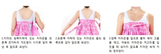 본문 이미지 - 여자 한복 입는 방법 ⓒ News1