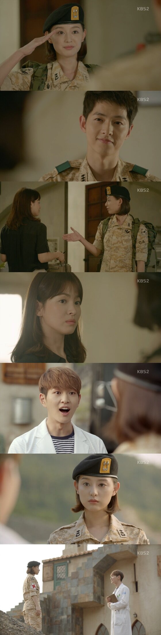 본문 이미지 - 배우 김지원이 &#39;태양의 후예&#39;에 출연 중이다. ⓒ News1star/ KBS2 &#39;태양의 후예&#39; 캡처 