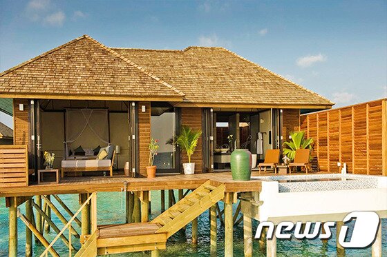 본문 이미지 - 릴리비치 다양한 종류의 총 125채의 빌라를 갖추고 있다. (허니문리조트 제공) ⓒ News1 travel