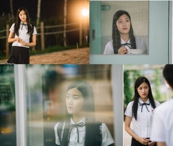 본문 이미지 - 배우 문가영이 '커터'에서 청순한 여고생으로 변신했다.ⓒ News1star/ '커터' 스틸