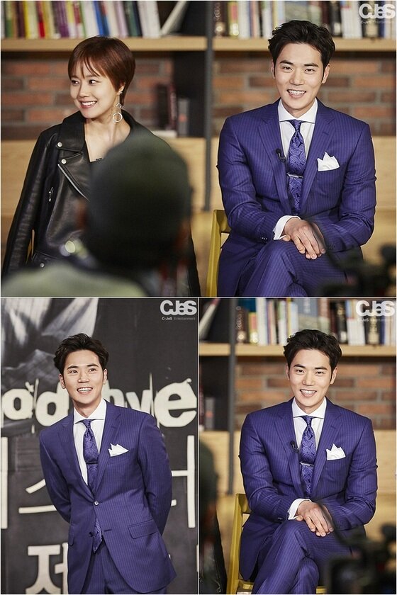 본문 이미지 - 배우 김강우의 '굿바이 미스터 블랙' 비하인드 컷이 공개됐다. ⓒ News1star / 씨제스