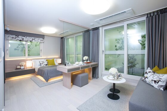 본문 이미지 -  래미안 블레스티지 126㎡ 유니트 통합형 침실 ⓒ News1