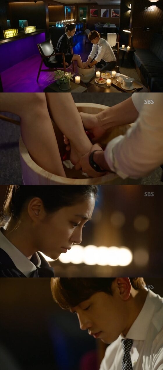 본문 이미지 - '돌아와요 아저씨' 정지훈이 이민정에게 진심으로 다가갔다. ⓒ News1star / SBS '돌아와요 아저씨' 캡처