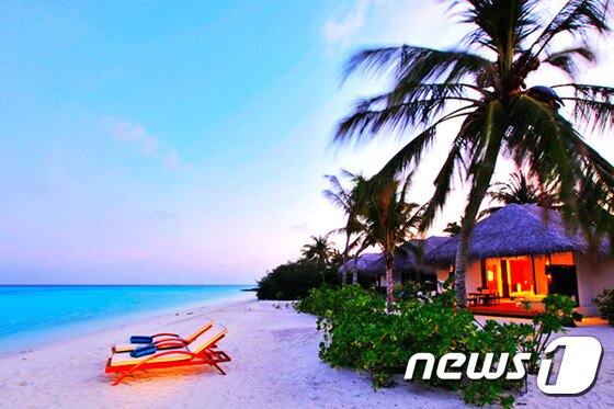 본문 이미지 - 다양한 종류의 빌라와 객실 중 비치빌라와 워터빌라를 신혼부부에게 적극적으로 추천한다.(허니문리조트 제공)ⓒNews1travel