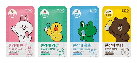 본문 이미지 - ‘티피오 라인프렌즈 마스크’(이미지제공=티피오)ⓒ News1