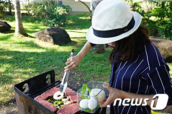 본문 이미지 - 바비큐파티가 가능한 카일루아 비치파크('마할로와 하와이 속으로' 블로그 제공)ⓒ News1travel