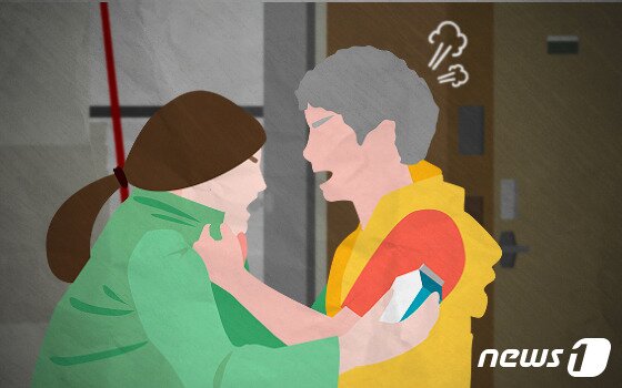 엘리베이터 닫힘 버튼 눌러 80대 뇌진탕…2심도 