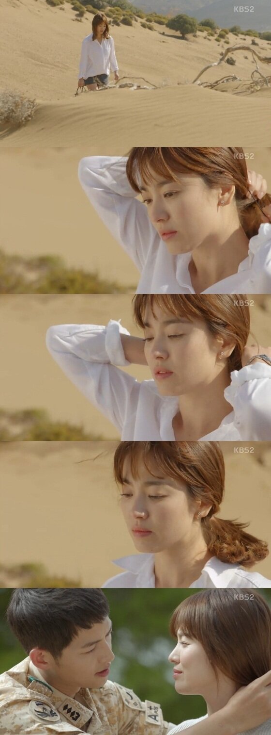 본문 이미지 - 13일 밤 '태양의 후예'가 방송됐다. ⓒ news1star/ KBS2 '태양의 후예' 캡처