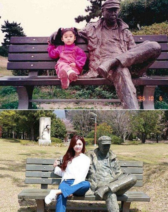 본문 이미지 - 정은지가 어린시절 모습을 공개했다. ⓒ News1star / 정은지 인스타그램