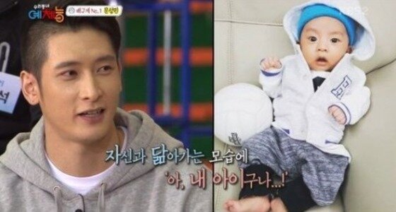 본문 이미지 - 문성민이 지난 2월 태어난 아들 문시호 군의 사진을 공개했다.ⓒ News1star/ KBS2 '우리동네 예체능' 캡처